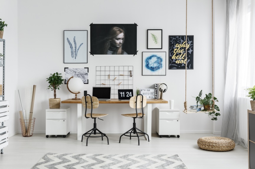 4 des meilleurs conseils pour décorer votre bureau à domicile