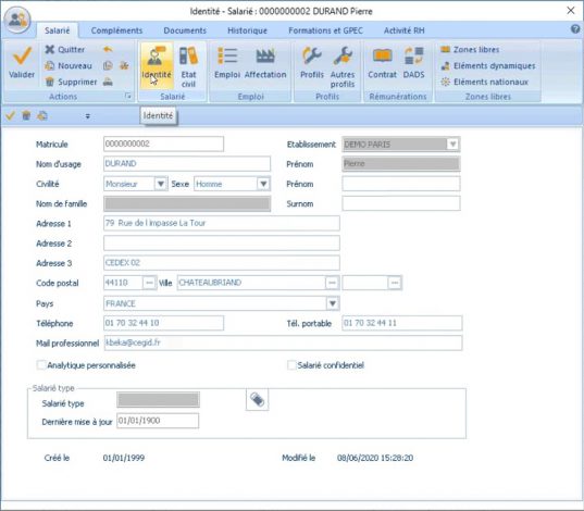 Gestion du personnel oanya
