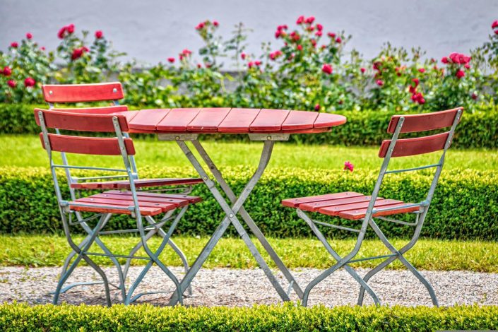 table de jardin