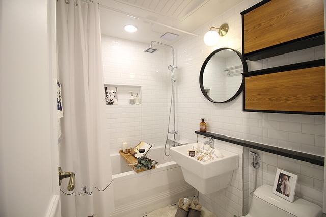 Les rideaux de douche sans couture