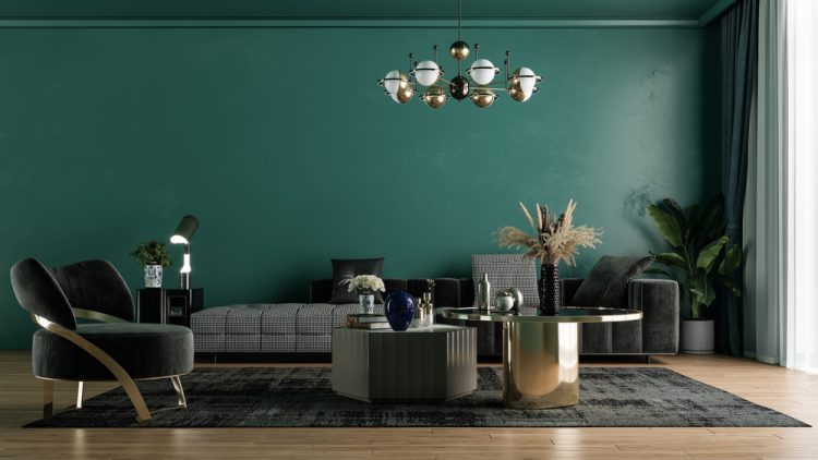 6 couleurs pour sublimer votre intérieur avec du vert canard !