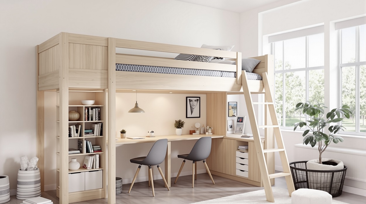 Lit mezzanine pour adulte : les critères essentiels pour bien choisir le modèle