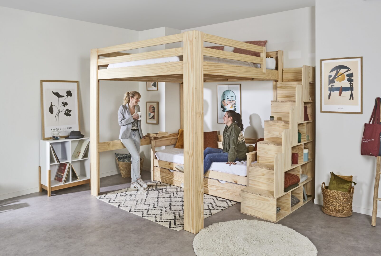 lit mezzanine adulte