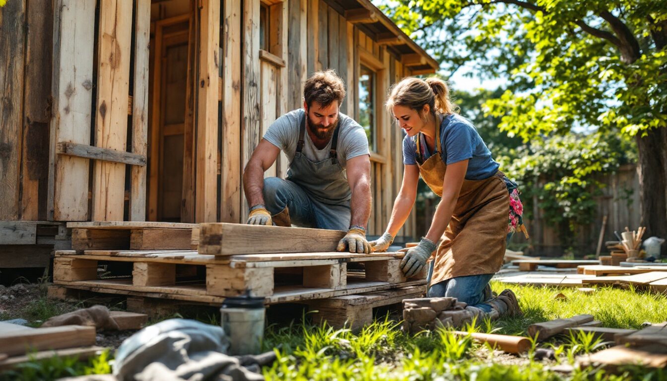 cabane en palette facile