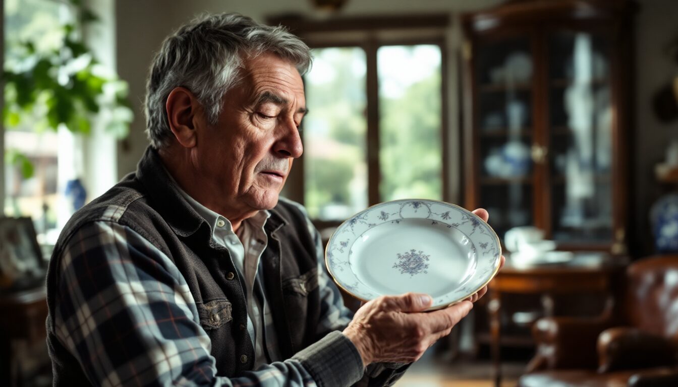 collectionneur de vaisselle ancienne