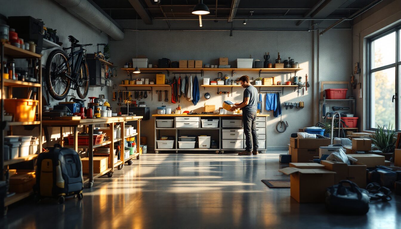 comment ranger un garage encombré