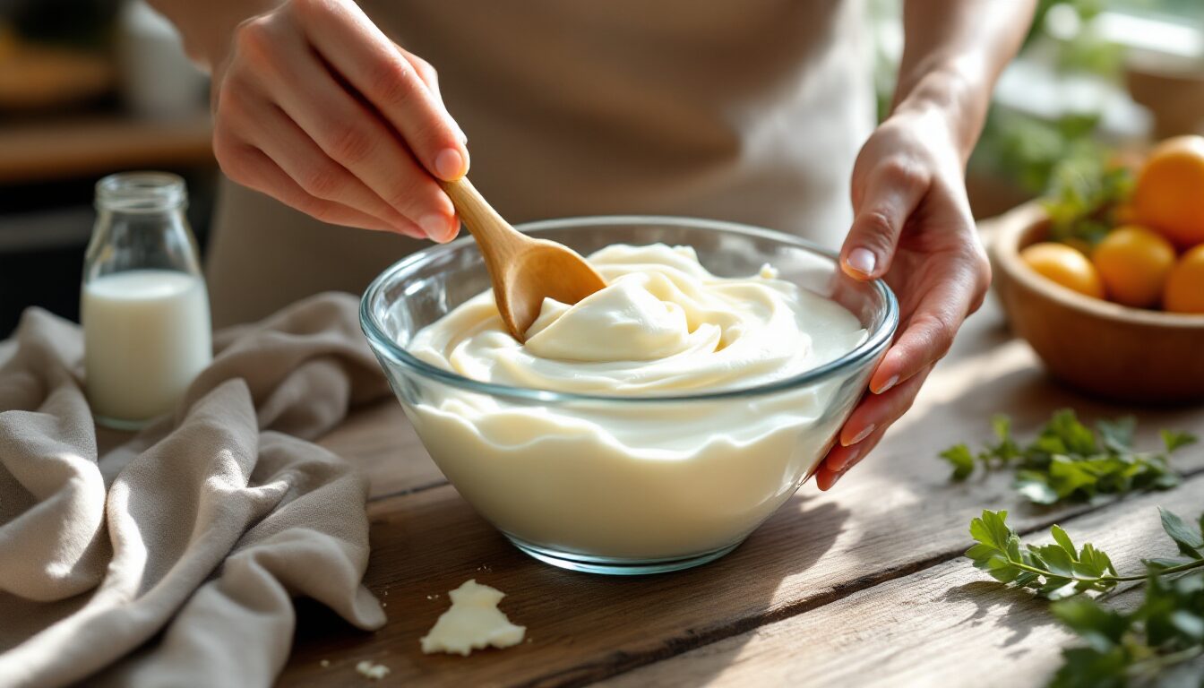 fromage blanc maison sans présure