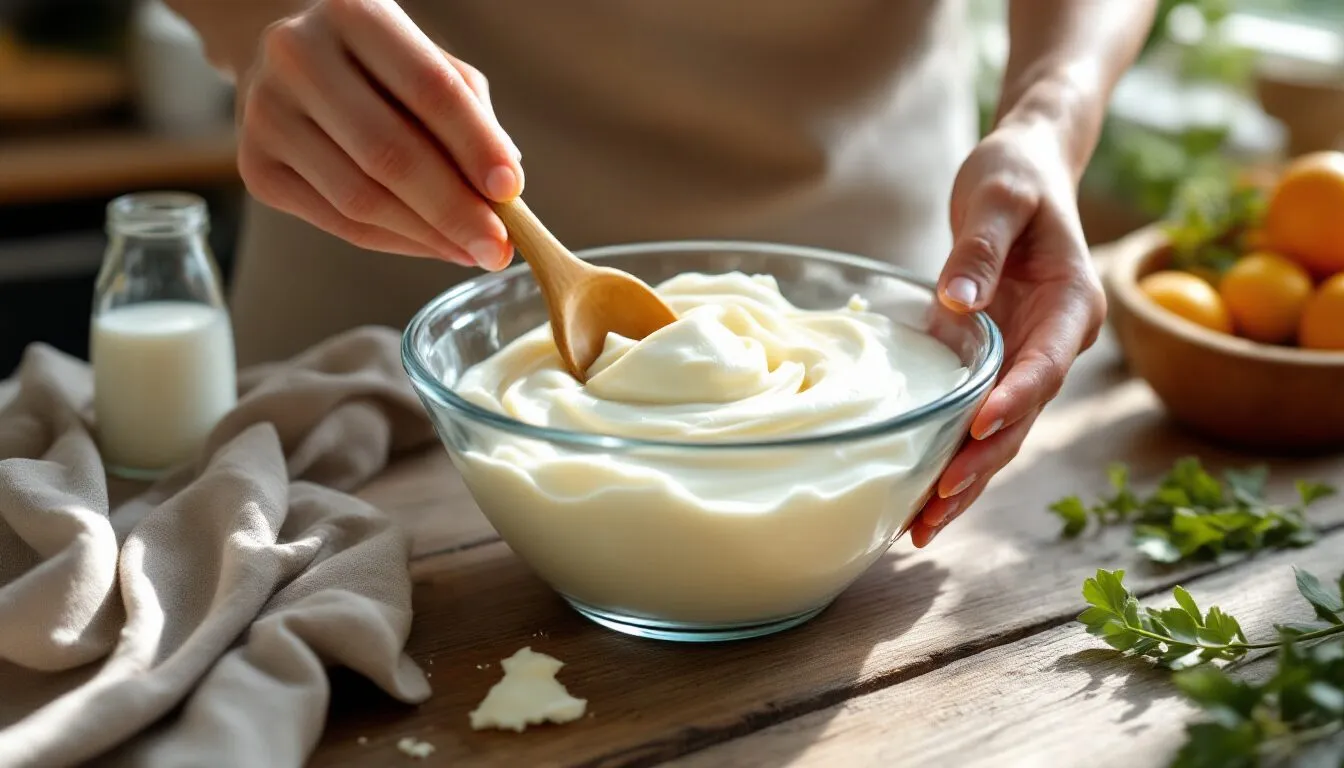 fromage blanc maison sans présure