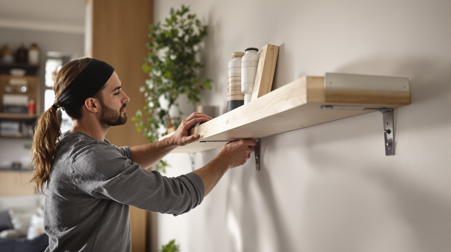5 erreurs courantes à éviter quand on installe une étagère murale