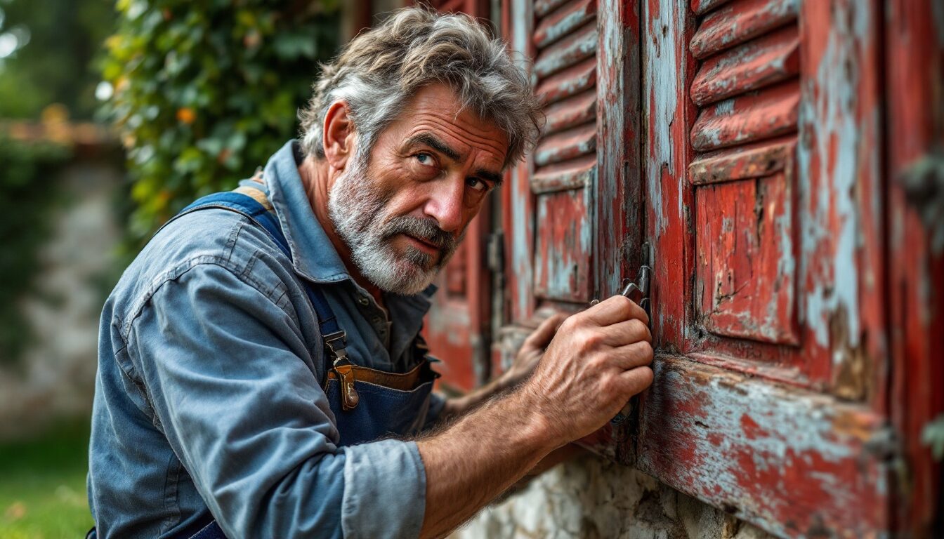 comment réparer des volets en bois