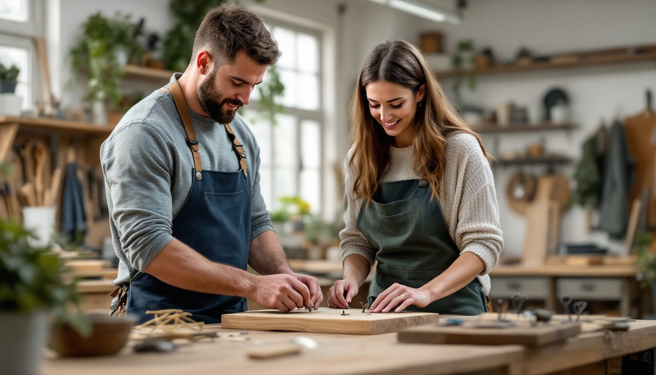 fabriquer porte manteau recup