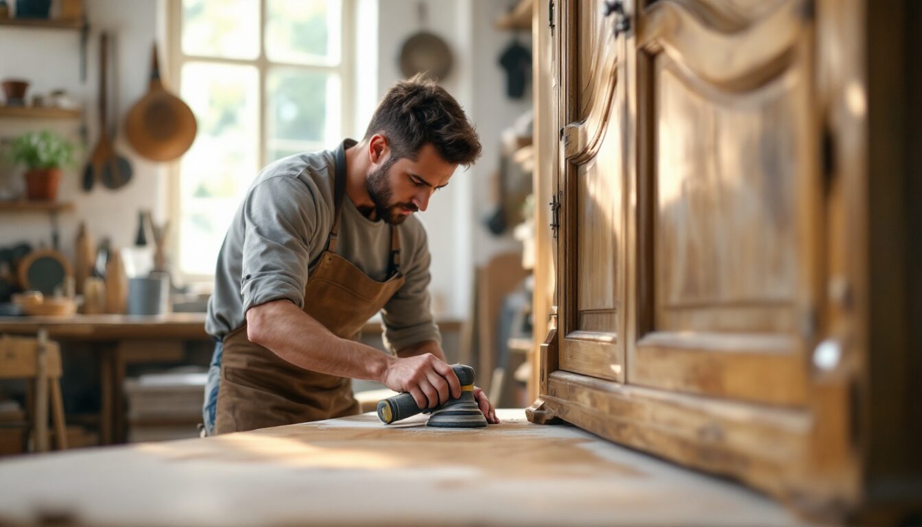 renover une armoire en bois