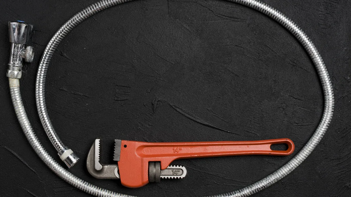 représentation du travail d'un plombier
