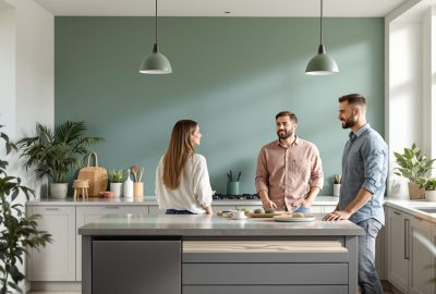 couleur tendance pour mur de cuisine
