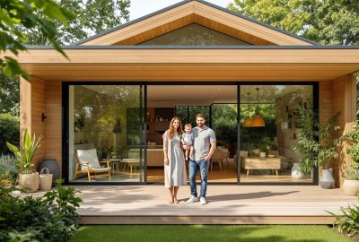 extension de maison en bois