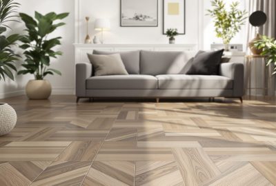 associer carrelage et parquet