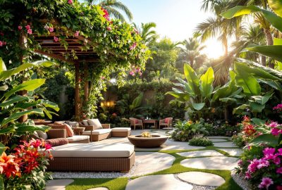 idee amenagement jardin exotique