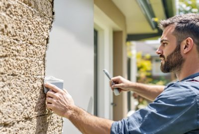 réparer une fissure dans un mur exterieur