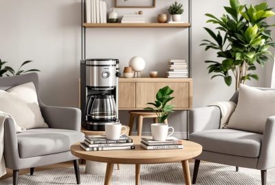 Créer un coin café dans le salon ou le bureau : conseils de décoration et choix de la cafetière