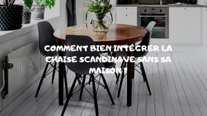 chaise scandinave