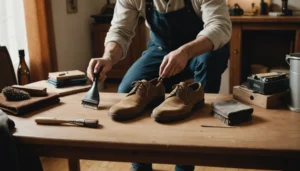 chaussure daim entretien