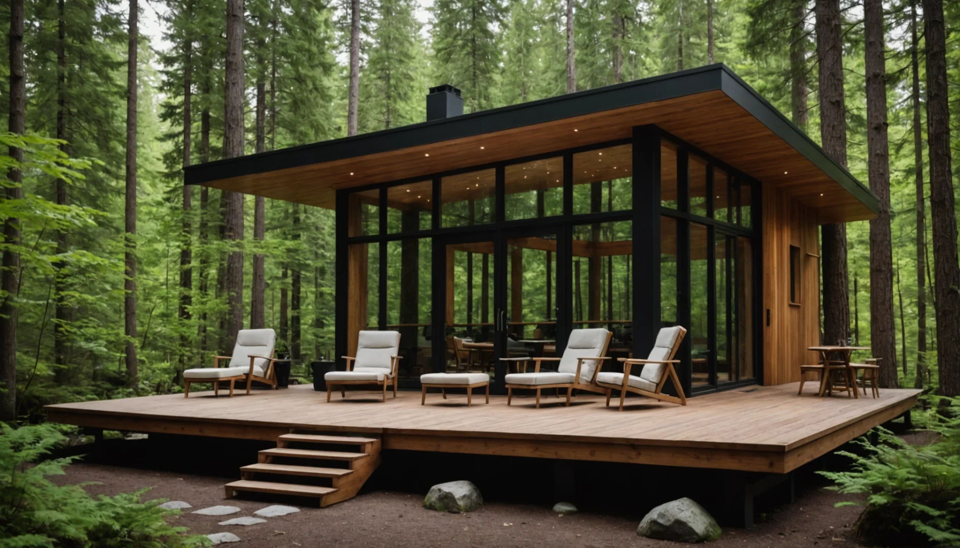 cabanes en bois