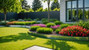 bordure en métal pour jardin