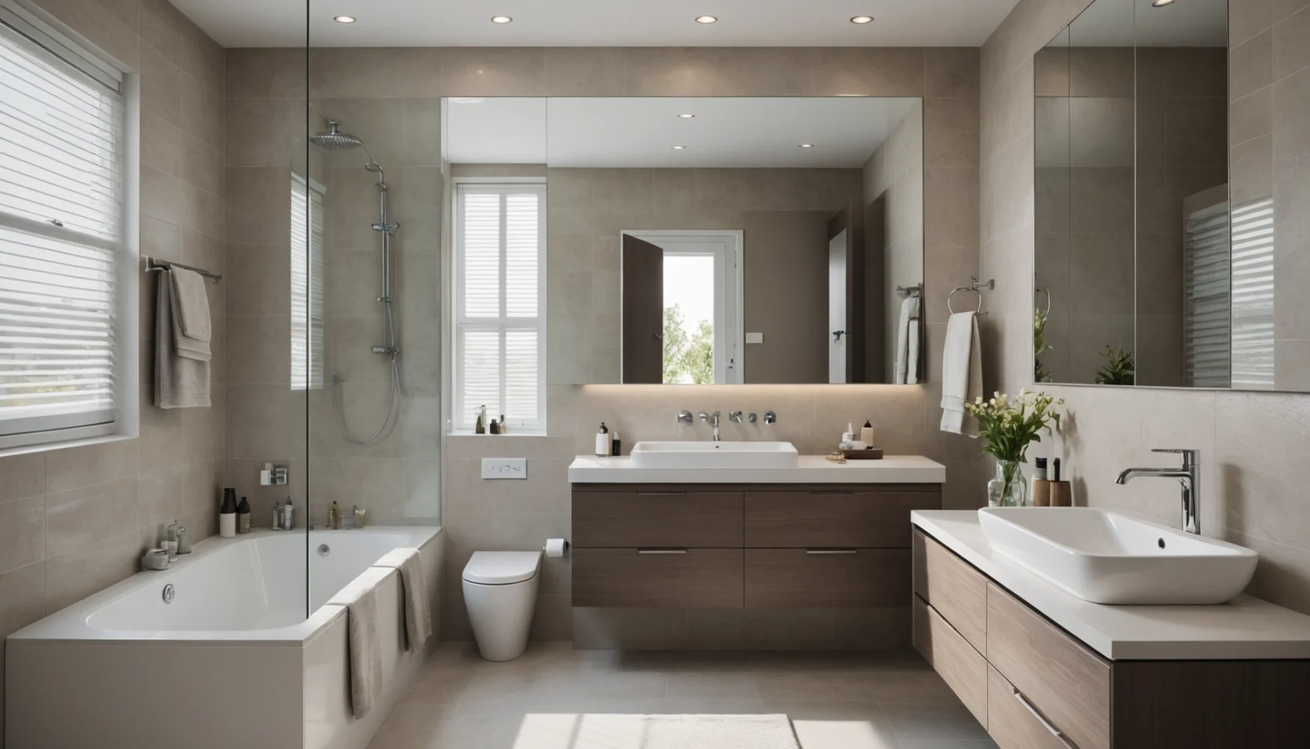 agrandir visuellement une petite salle de bain