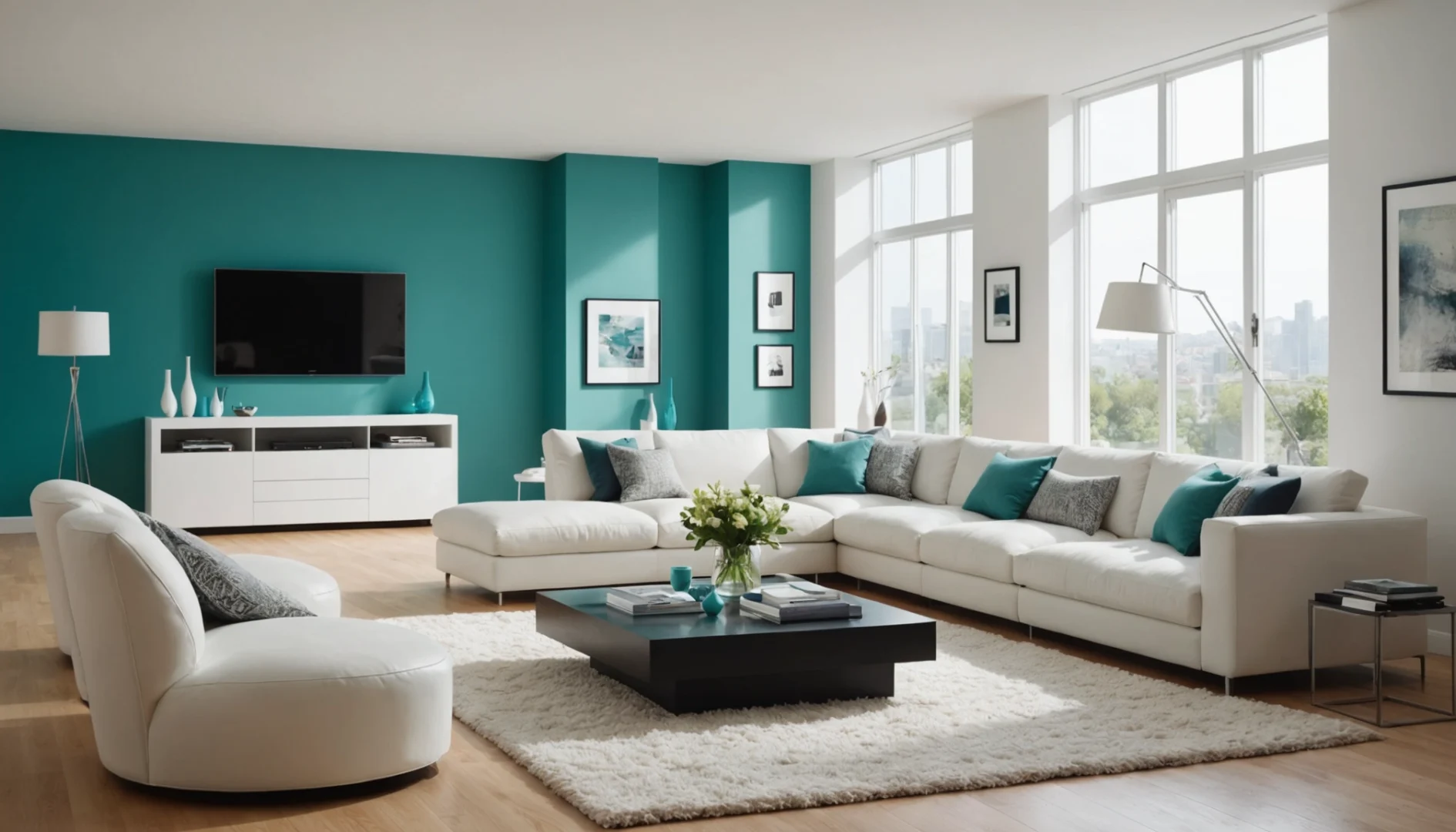 couleur de mur pour meubles blancs