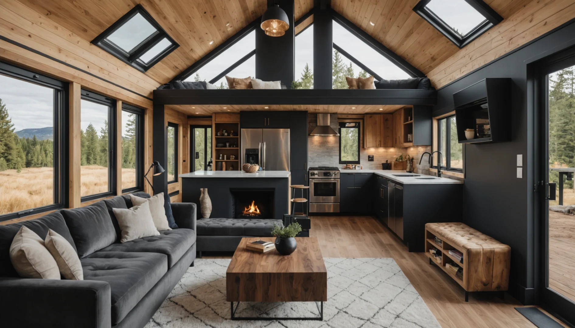 luxueuse mini-maison intérieur