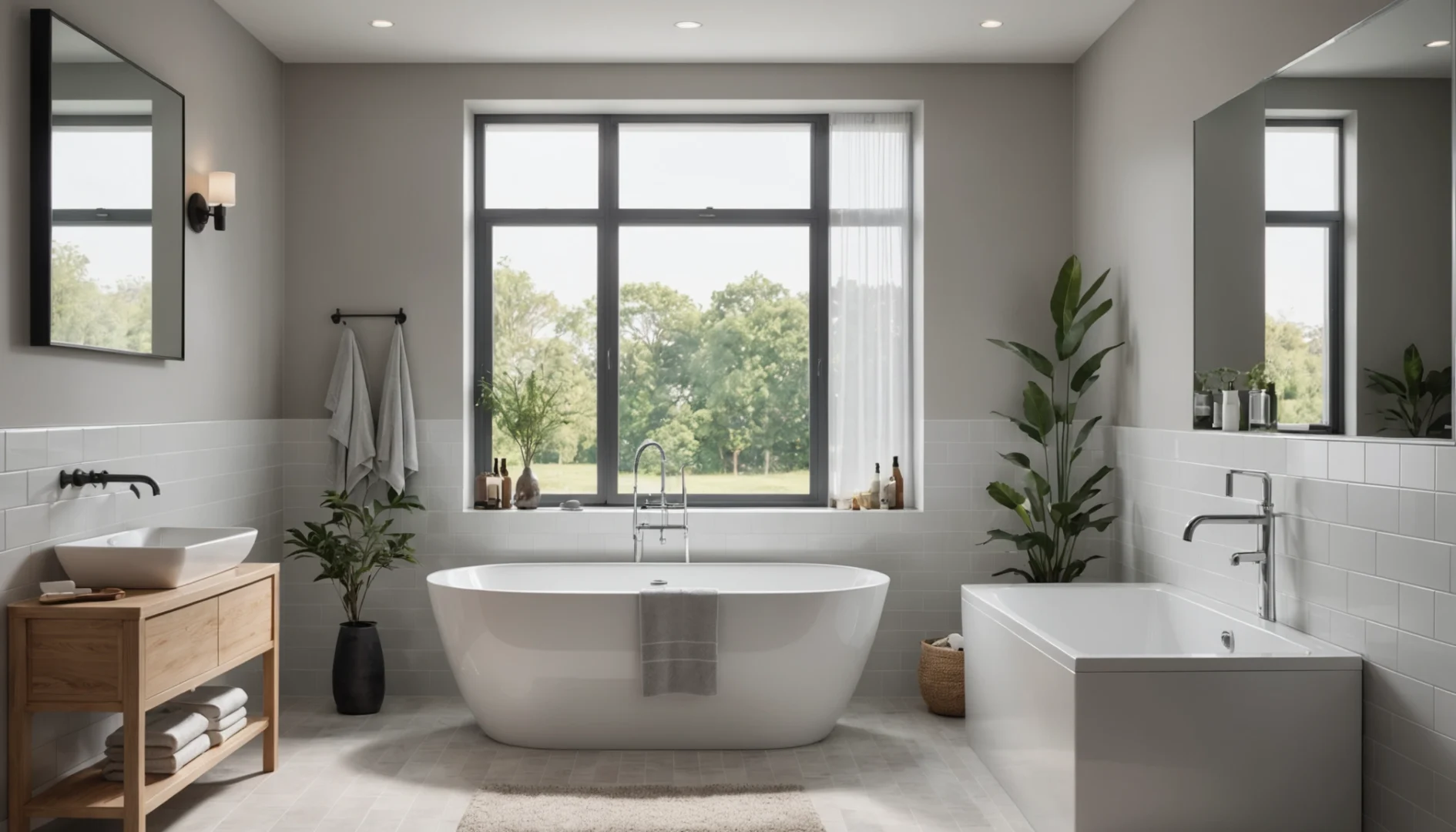 baignoire-douche pour petite salle de bain