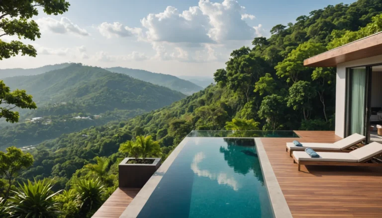 piscine sur terrain en pente photos