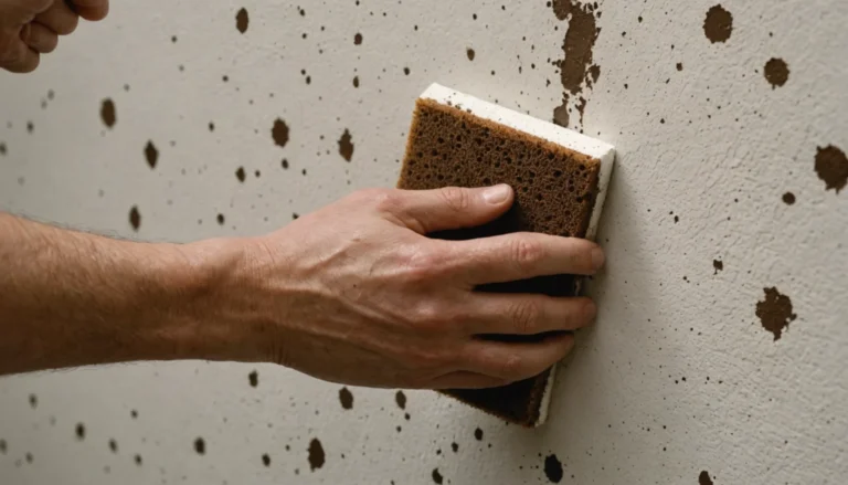 taches brunes sur le mur