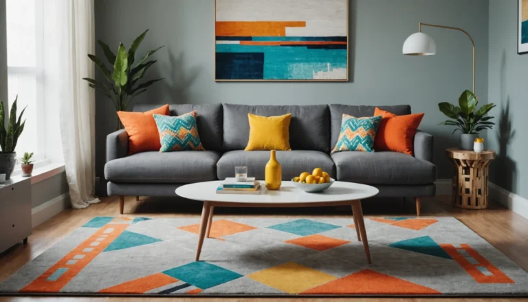 quel tapis pour canapé gris