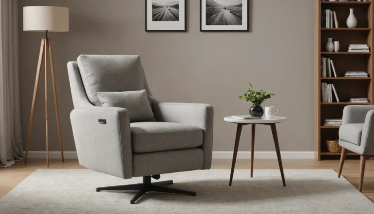 fauteuil moderne avec repose-pied