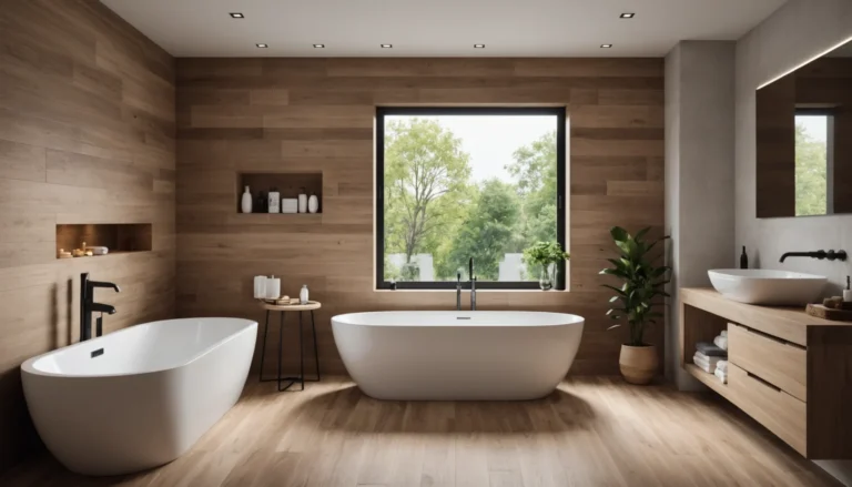 carreaux imitation bois pour salle de bain