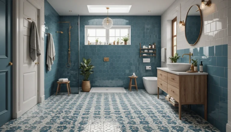 carrelage dans une salle de bain