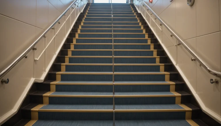 Carreaux antidérapants et autres solutions pour sécuriser les escaliers sur un bateau de croisière