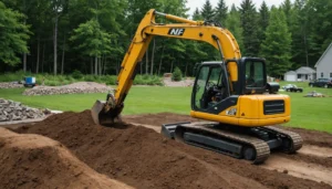 Intégrer la mini excavation dans l'aménagement extérieur