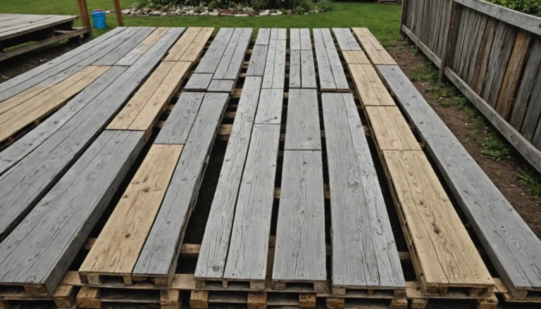 terrasse en palette durée de vie