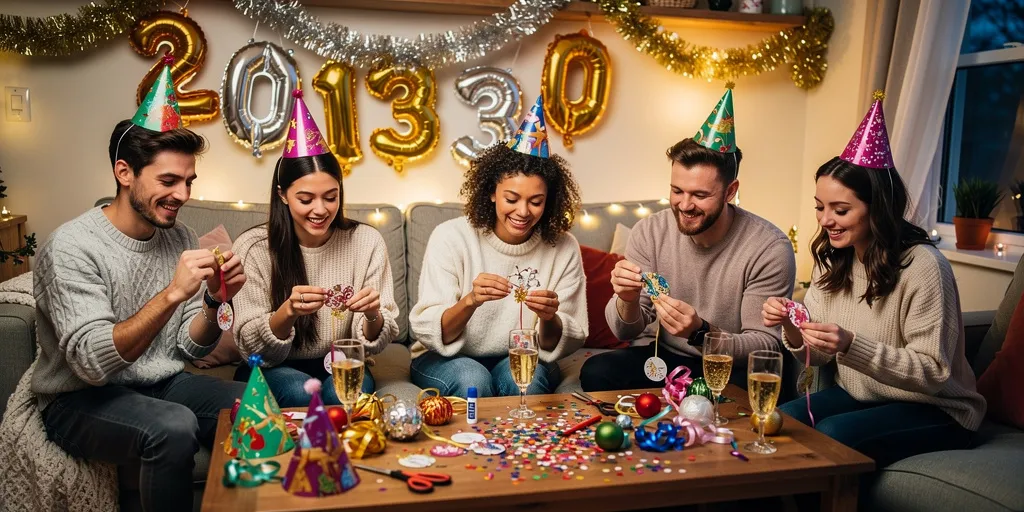 deco nouvel an a faire soi meme