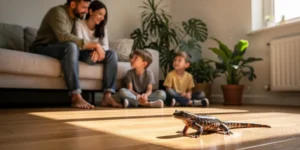 salamandre dans la maison