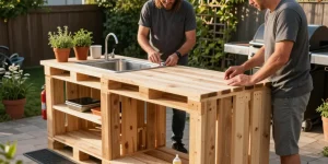 cuisine en bois de palette