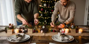 decors de table noel a faire soi meme