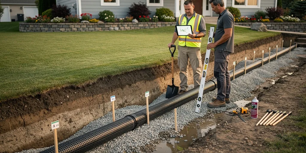 eau pluviale drainage