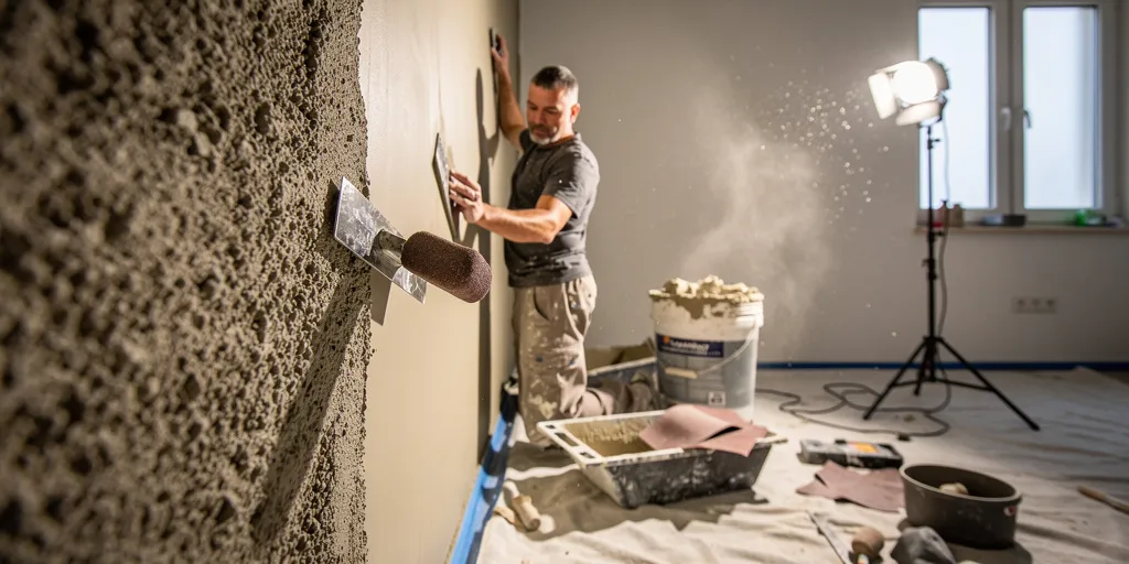 peindre crepi interieur