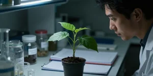 plante dans le noir complet