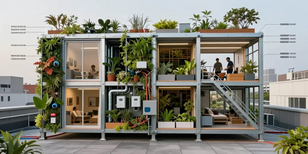 structure vegetale habitee