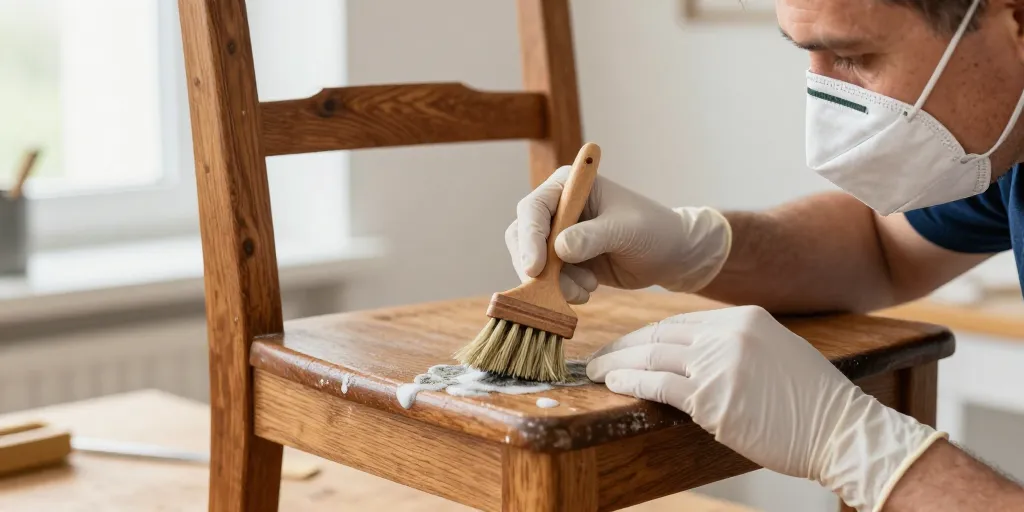 enlever le moisi sur du bois