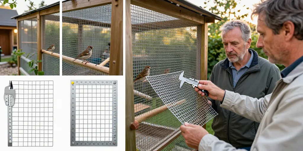 Quel grillage pour volière extérieure : le bon choix selon l’espèce ?